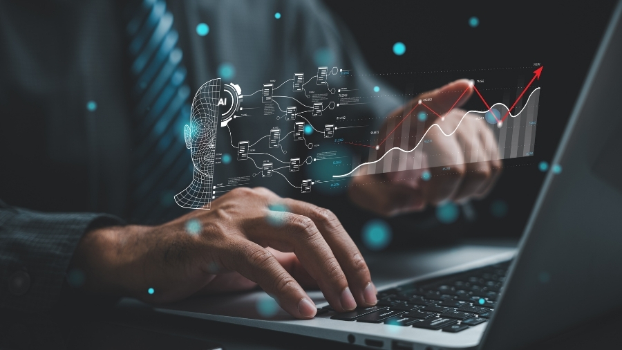 Diagramma dell'architettura per una piattaforma software di IA